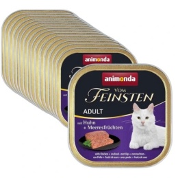 Animonda Adult karma mokra dla kota z kurczakiem i owocami morza 16x100g