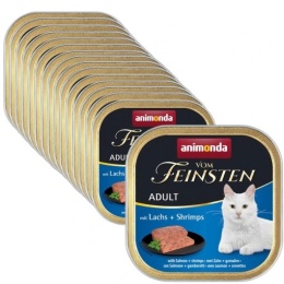 Animonda Adult karma mokra dla kota z łososiem i krewetkami 16x100g
