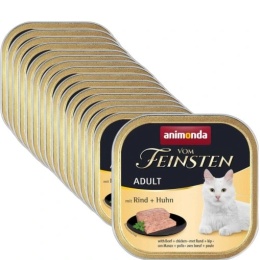 Animonda Adult karma mokra dla kota z wołowiną i kurczakiem 16x100g
