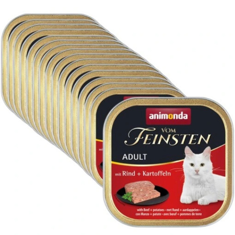 Animonda Adult karma mokra dla kota z wołowiną i ziemniakami 16x100g