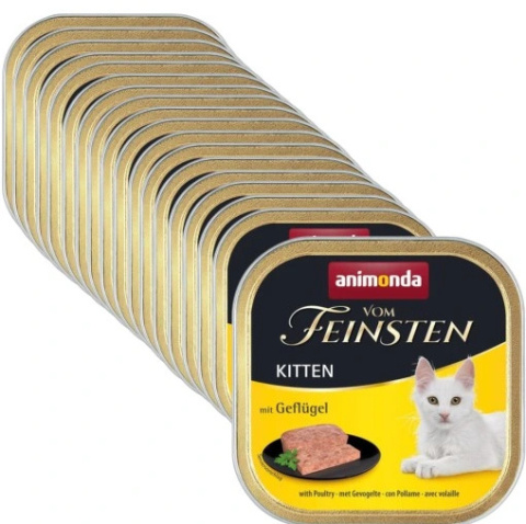 Animonda Kitten karma mokra dla kota z drobiem 16x100g