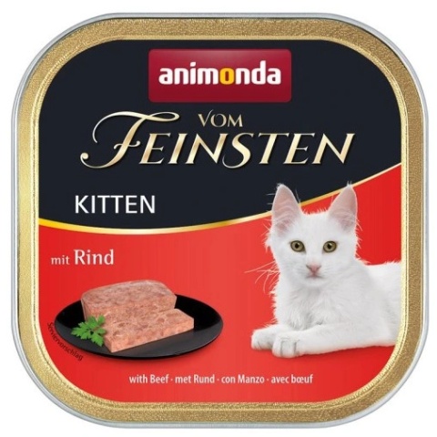 Animonda Kitten karma mokra dla kota z wołowiną 16x100g