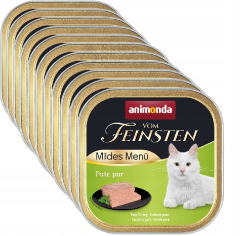 Animonda Mildes Menu karma mokra dla kota z indykiem 16x100g
