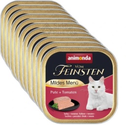 Animonda Mildes Menu karma mokra dla kota z indykiem i pomidorem 16x100g