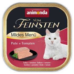 Animonda Mildes Menu karma mokra dla kota z indykiem i pomidorem 16x100g