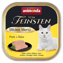 Animonda Mildes Menu karma mokra dla kota z indykiem i serem 16x100g