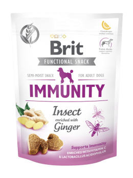 Brit Functional Snack Immunity z owadami i imbirem 150g