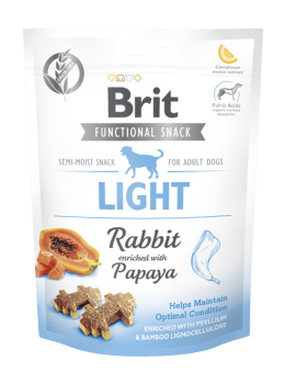 Brit Functional Snack Light z królikiem i papają 150g