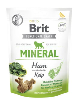 Brit Functional Snack Mineral z szynką wieprzową i algami morskimi 150g
