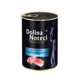 Dolina Noteci Premium karma mokra dla kota z jagnięciną 12x400g