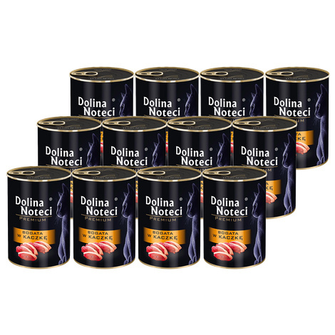 Dolina Noteci Premium karma mokra dla kota z kaczką 12x400g