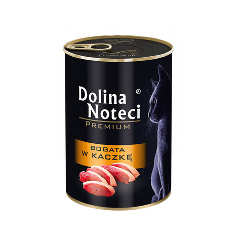 Dolina Noteci Premium karma mokra dla kota z kaczką 12x400g