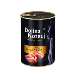 Dolina Noteci Premium karma mokra dla kota z kaczką 400g