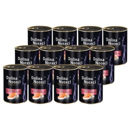 Dolina Noteci Premium karma mokra dla kota z łososiem 12x400g