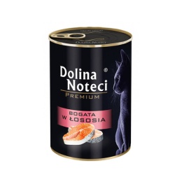 Dolina Noteci Premium karma mokra dla kota z łososiem 12x400g