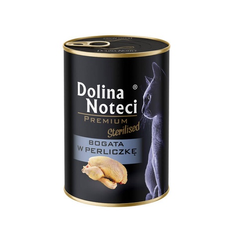 Dolina Noteci Premium karma mokra dla kota z perliczką 12x400g