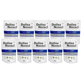 Dolina Noteci Premium karma mokra dla psa z dorszem i brokułem 10x500g
