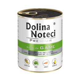 Dolina Noteci Premium karma mokra dla psa z dziczyzną 12x800g