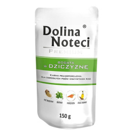Dolina Noteci Premium karma mokra dla psa z dziczyzną 150g