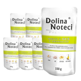 Dolina Noteci Premium karma mokra dla psa z gęsią i ziemniakami 10x150g