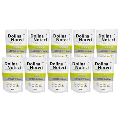 Dolina Noteci Premium karma mokra dla psa z gęsią i ziemniakami 10x500g