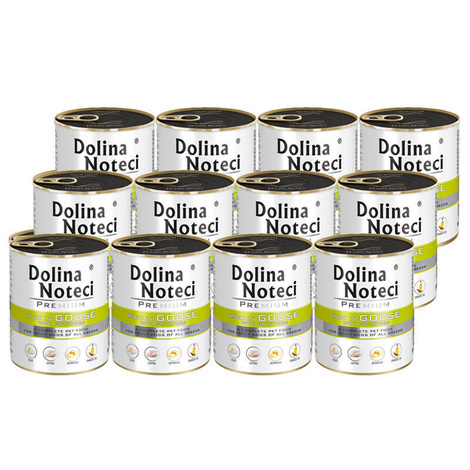 Dolina Noteci Premium karma mokra dla psa z gęsią i ziemniakami 12x800g