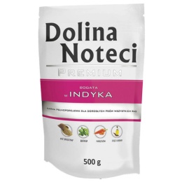Dolina Noteci Premium karma mokra dla psa z indykiem 10x500g