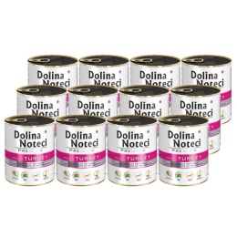 Dolina Noteci Premium karma mokra dla psa z indykiem 12x800g