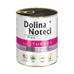 Dolina Noteci Premium karma mokra dla psa z indykiem 12x800g