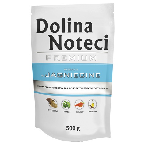 Dolina Noteci Premium karma mokra dla psa z jagnięciną 10x500g