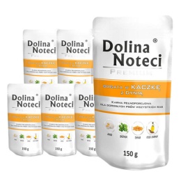 Dolina Noteci Premium karma mokra dla psa z kaczką i dynią 10x150g