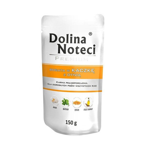 Dolina Noteci Premium karma mokra dla psa z kaczką i dynią 10x150g