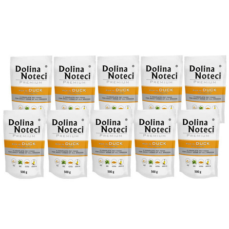 Dolina Noteci Premium karma mokra dla psa z kaczką i dynią 10x500g