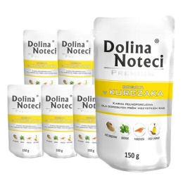 Dolina Noteci Premium karma mokra dla psa z kurczakiem 10x150g