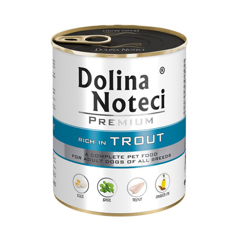 Dolina Noteci Premium karma mokra dla psa z pstrągiem 800g