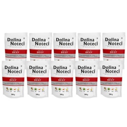 Dolina Noteci Premium karma mokra dla psa z wołowiną 10x500g