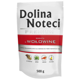 Dolina Noteci Premium karma mokra dla psa z wołowiną 500g