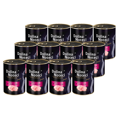 Dolina Noteci Premium karma mokra dla kociąt z indykiem 12x400g