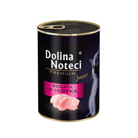 Dolina Noteci Premium karma mokra dla kociąt z indykiem 12x400g