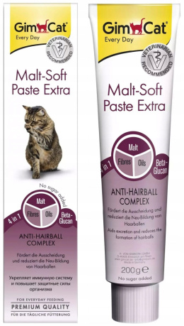 GimCat Malt-Soft Extra Pasta odkłaczająca 200g