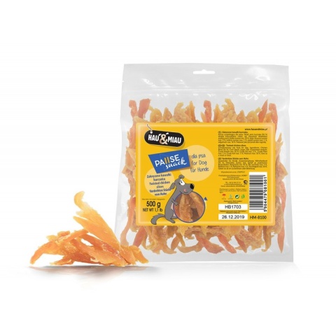 Hau&Miau Zakręcone kawałki kurczaka 500g
