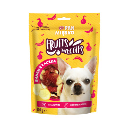 Pan Mięsko Fruits&Veggies Banan z kaczką 100g