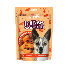Pan Mięsko Fruits&Veggies Batat z królikiem 100g