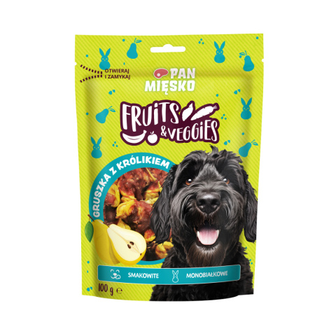 Pan Mięsko Fruits&Veggies Gruszka z królikiem