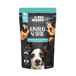 Pan Mięsko karma mokra dla psa z wieprzowiną i dzikiem 150g