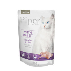 Piper karma dla kota z królikiem 100g