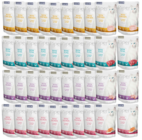 Piper karma dla kota mix smaków 40x100g