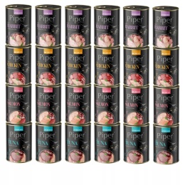 Piper karma mokra dla kota mix smaków 24x400g