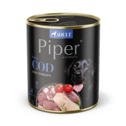 Piper karma mokra dla psa z dorszem i pomidorem 12x800g