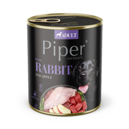 Piper karma mokra dla psa z królikiem i jabłkiem 800g